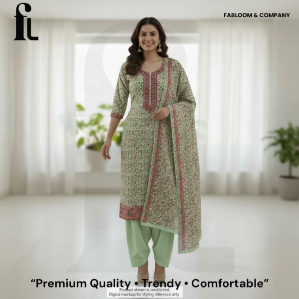 FABLOOM CO – Premium Winter Pashmina Suit Set