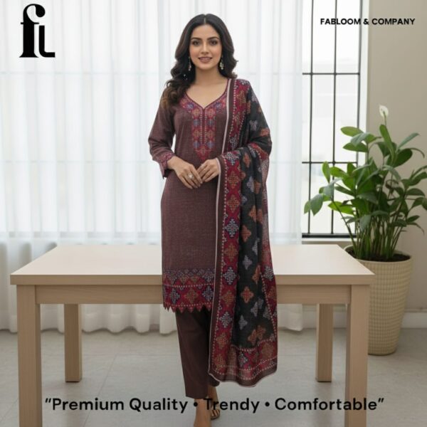 Fabloom & Co – Premium Pashmina Kullu Cut Suit Set